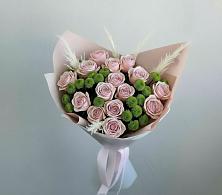 Букет цветов из:  Розы и Хризантемы в Новой Трехгорке