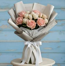 Букет цветов из:  Розы в Новой Трехгорке