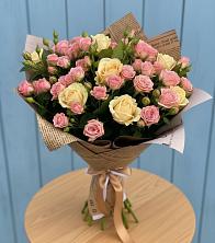 Букет цветов из:  Розы в Новой Трехгорке