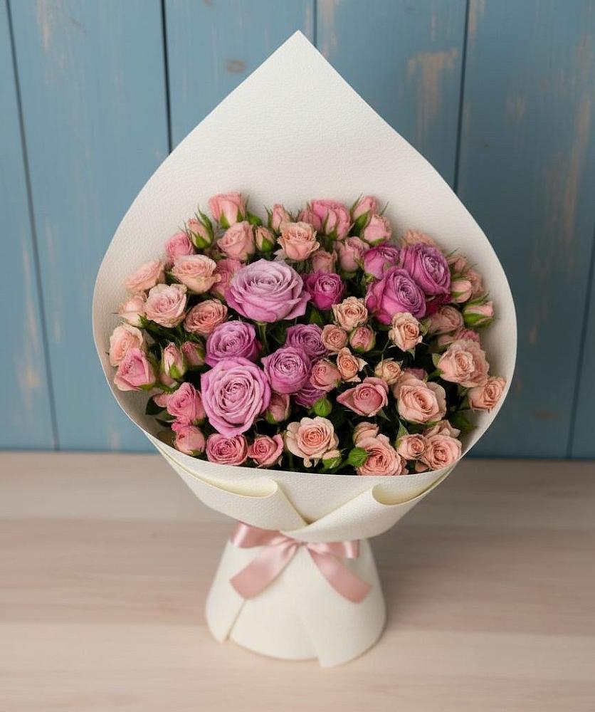 Букет цветов из: Розы в Новой Трехгорке